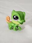 LITTLEST PETSHOP LPS #1-57 HASBRO CAMELEON SY SPECTROLIZARD YEUX VERTS VIOLETS