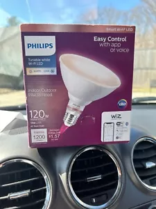 New Philips Tunable White PAR38 120W Equivalent Dimmable Smart Wi-Fi Wiz Light - Picture 1 of 1