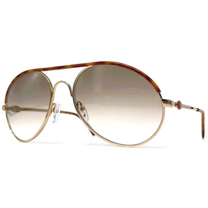 NOS vintage BUGATTI 65986 designer sunglasses - France 80's - Gold - ORIGINAL - Bild 1 von 10