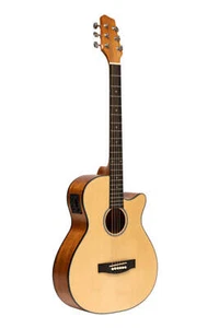 Stagg Electro Acoustic Guitar Cutaway Auditorium Spruce Natural - Picture 1 of 1