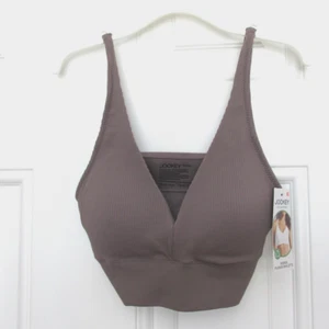 WOMENS JOCKEY SEAMFREE RIBBED MOLDED CUP PLUNGE BRALETTE XS 32 33 TWILIGHT $28 - Picture 1 of 4