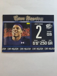 Cam Newton 2011 Press Pass Rookie Card #6 CAR Panthers NE Patriots Auburn Tigers - Picture 1 of 2