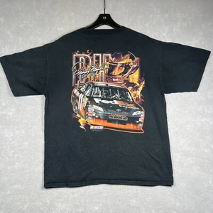 Vintage Denny Hamlin Chase FedEx NASCAR Graphic Racing T-Shirt Double Sided XL - Picture 1 of 11