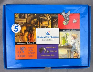Level 5 Hooked on Phonics Learn to Read Audio Tape Flash Cards Books Cassette - Imagen 1 de 4