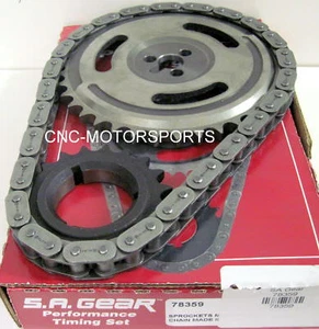 S.A. GEAR 78359 Engine Timing Chain Set Chevy Big Block 8.1L, 2002-2003 - Foto 1 di 1