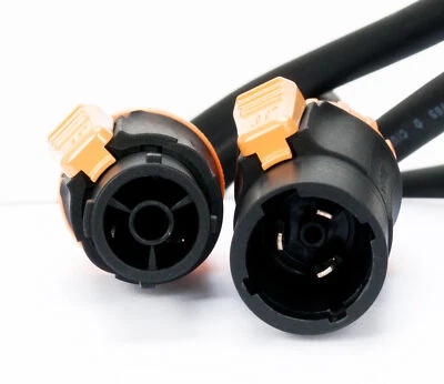 Accu-Cable SIP152 IP65 Outdoor 16 Foot Male-Female Twist Lock Power Link Cable - Image 1 of 2
