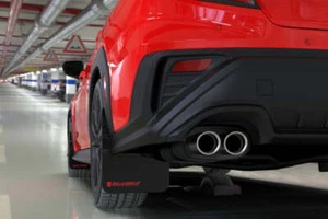 Rally Armor 22-25 Subaru WRX Black UR Mud Flap Altered Font Met. Blk Logo - Picture 1 of 5