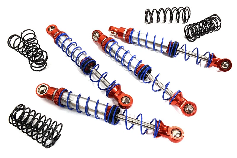 Billet Shock Set (4) for SCX-10 Dingo, Honcho & Jeep (L=92mm) - Image 1 of 1