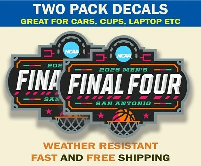 2025 NCAA Final Four Logo Sticker Decal March Madness 2025 Final Four Basketball - Image 1 of 2