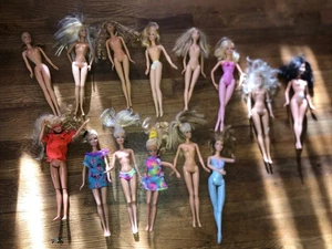 Lote De Colección 14 Barbie Mattel 1980 1990 2000 Paños Patrón Cabello Rubio Ojos Azules - Imagen 1 de 20