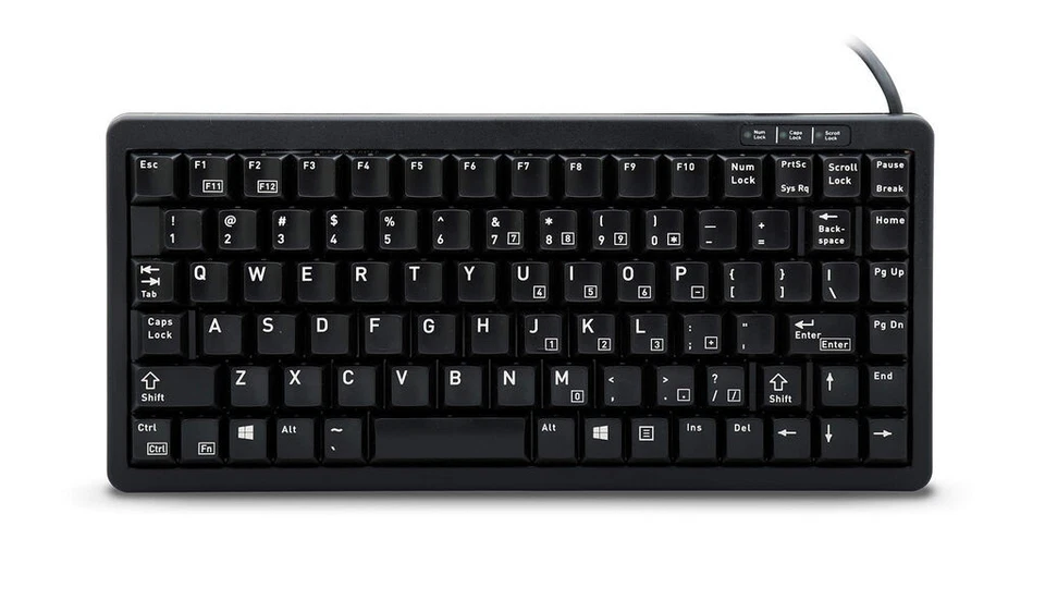Cherry G84-4100 Compact Keyboard (US Black No Windows Key) - Image 1 of 1
