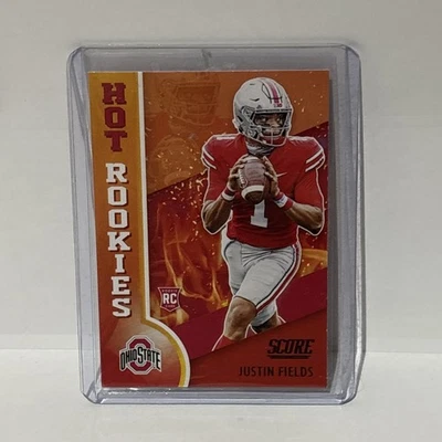 2021 Panini Donruss Optic Hot Rookies Justin Fields - Image 1 of 4