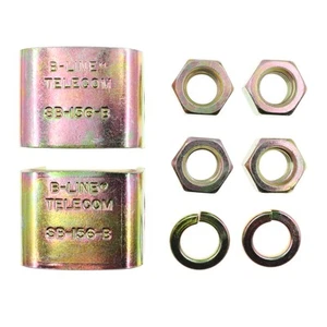 KIT DE SOPORTE PARA PISTA DE CARRERAS COOPER B-LINE SB2116AYZ, 5/8"-11 ATR, AMARILLO ZINC - Imagen 1 de 4