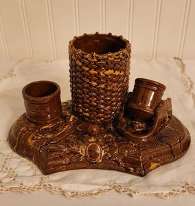 Porta cigarrillos de colección Agate Ware con carrito de escritorio Match Strike  - Imagen 1 de 11