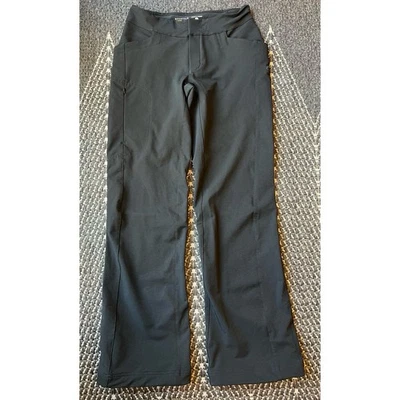 Calça de caminhada feminina Mountain Hardwear Alpine softshell preta tamanho 4 - Imagem 1 de 4