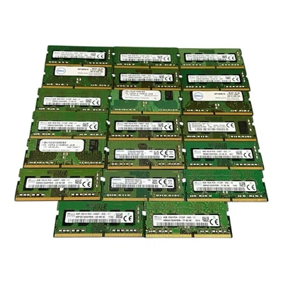4GB: DDR4: Memoria portátil SODIMM, MARCAS MIXTAS, Velocidades mixtas Lote 20 Foto 1 de 3