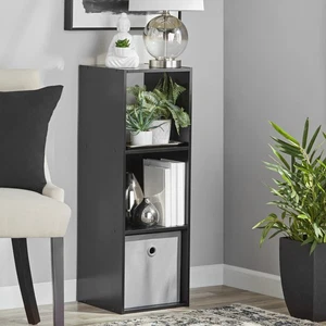 Mainstays 3 Cube Storage Organizer, Black 12.09" W x 11.73" D x 35.39" H - Picture 1 of 8
