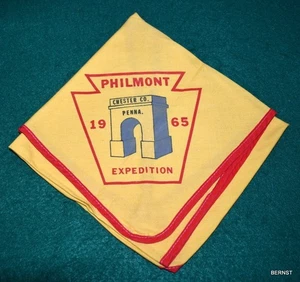 PAÑUELO BOY SCOUT PHILMONT EXPEDITION - 1965 CONSEJO DEL CONDADO DE CHESTER - Imagen 1 de 2