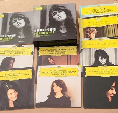 Martha Argerich Collection 1 Solo Recordings 8 CD Set DG Piano 2008 6 Mint Discs - Image 1 of 4