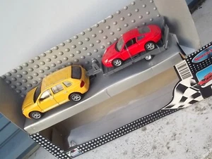 Deux Porche Cayenne et 911 sur remorque Sports-Team par Hobby cars - Foto 1 di 10