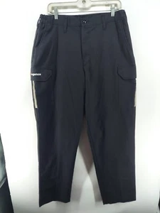 soft twill by unifirts men pants size 36 black cargo pants logistic uniform - Picture 1 of 8