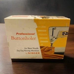 Vintage Singer Professional Buttonholer #102577 With Instructions and Box - Picture 1 of 12