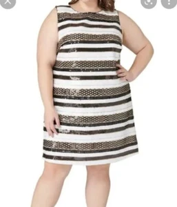 Maree pour toi sequin mini dress sleeveless size 12 - Picture 1 of 6