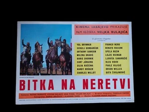 Jugoslawien Die Schlacht von Neretva Filmplakat BITKA NA NERETVI 1969. - Bild 1 von 6