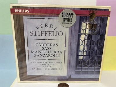 Verdi Stiffelio opera 2 CD Philips stereo set Mint Gardelli Carreras Sass - Image 1 of 4
