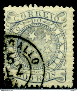 1884/1887 Definitives,Brazil,Mi.63,300R,VFU - Picture 1 of 1