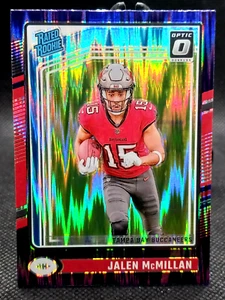 2024 Optic Purple Shock Refractor - Jalen McMillan RC #239 Tampa Bay Buccaneers - Picture 1 of 2