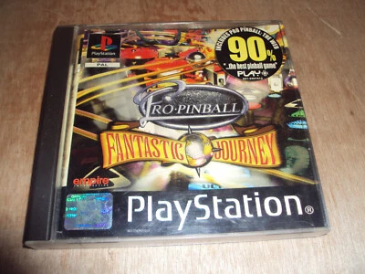 FANTASTIC JOURNEY PINBALL PLUS THE WEB TWO GAMES PS1 GAME PAL UK BOXED COMPLETE - Image 1 of 3