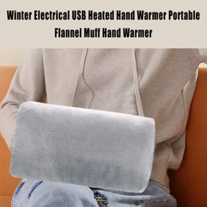 Winter Elektrischer USB Beheizter Handwärmer Tragbar Flanell Muff Handwärmer NEU - Bild 1 von 16