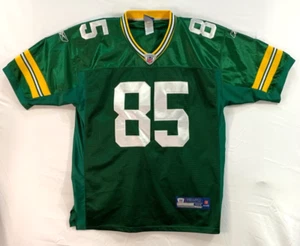 Green Bay Packers #85 Greg Jennings Reebok On Field Sewn Jersey Size 50 - Picture 1 of 20