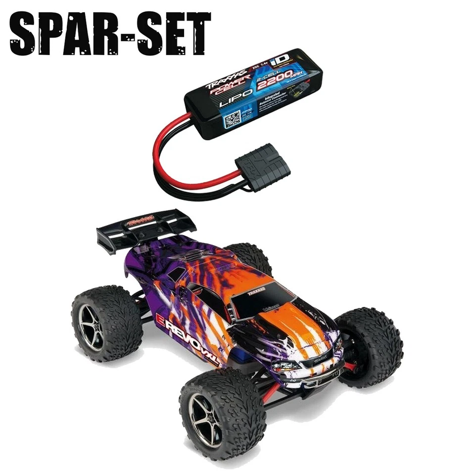 Traxxas 71076-8 E-Revo 4x4 VXL 1/16 Truck RTR Brushless - 2S LiPo-Edition - Bild 1 von 1