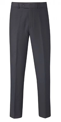 Skopes Flexi Cintura Plano Delantero Fácil Cuidado Pantalón En Azul Marino, - Imagen 1 de 4