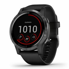 Garmin 010-02174-11 Vivoactive 4 Black With Slate Hardware GPS Fitness Watch