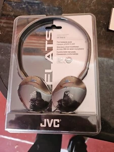 JVC FLATS Over-the-Ear Headphones Black Brand New - Zdjęcie 1 z 2