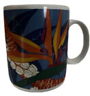 Hilo Hattie Store Of Hawaii Bird Of Paradise Flower Blue And Orange Coffee Mug