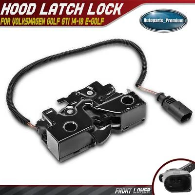 Front Lower Hood Latch Lock for Volkswagen Golf GTI 14-18 e-Golf Golf R 15-18 - Image 1 of 4