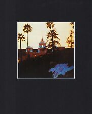 8X10" Matted Print Picture Cover Art: Eagles, Hotel California, 1976