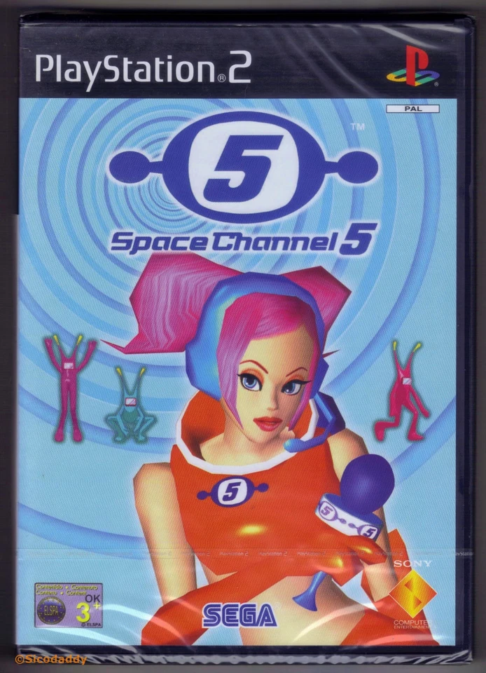 PS2 Space Channel 5 (2002), UK Pal, New & Sony Factory Sealed, Mint  - Image 1 of 2