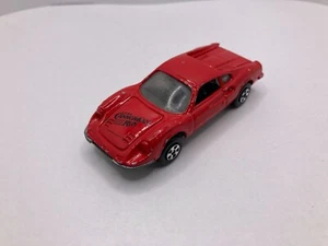 Vintage 1981 Ertl The Cannonball Run Ferrari Dino 246 GT - Red 1:64 Scale Car - Picture 1 of 7