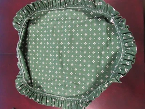 1 Unused Large Longaberger Basket Rectangular Liner Heritage Green  - Picture 1 of 6