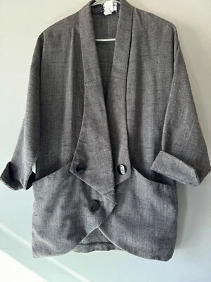 Conjunto de traje falda lápiz vintage de los 80 a juego - Carrera - Secretaria Chic Foto 1 de 4