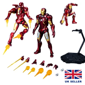 Iron Man MK7 Action Figure Model Collectible Toys Gift Avengers Tony Stark - Picture 1 of 7