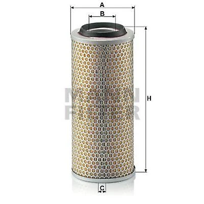 MANN-FILTER C 15 165/3 AIR FILTER FOR AGRALE,CASE IH,CHEVROLET,FENDT,FORD,INTERN - Image 1 of 3