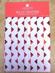 Patrón de edredón Silly Goose para 5" cuadrados nuevo de Missouri Star Quilt Co EE. UU. - Imagen 1 de 2
