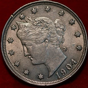 πΊπΈ 1904 Philadelphia Mint, Nice Choice, Liberty Nickel USA - Picture 1 of 2