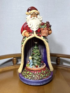 Jim Shore "Christmas Spirit Lives Within" Santa Musical Drehfigur 2006 - Bild 1 von 13